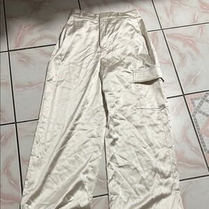 Cream Cargo Pants